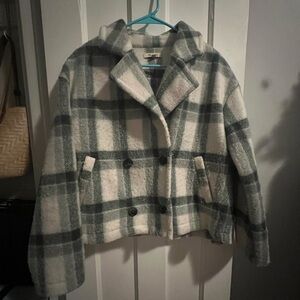 Madewell plaid xs jacket. Some pilling from regular wear.